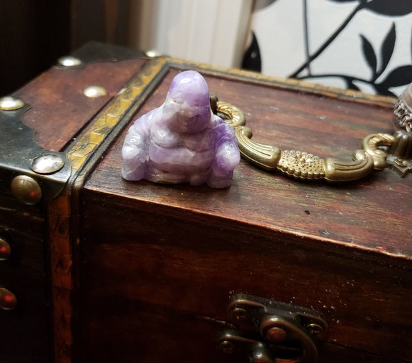 Amethyst Mini Buddha Crystal