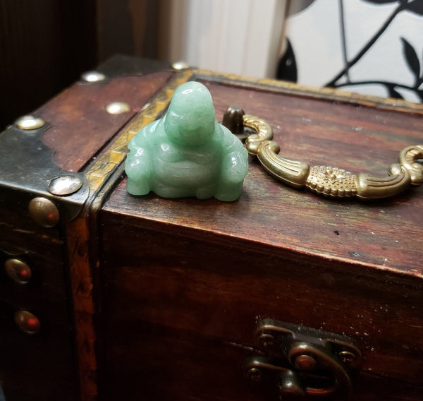 Green Aventurine Mini Buddha Crystal