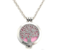 Tree Of Life Essential Oil Diffusing Locket Pendant Necklace